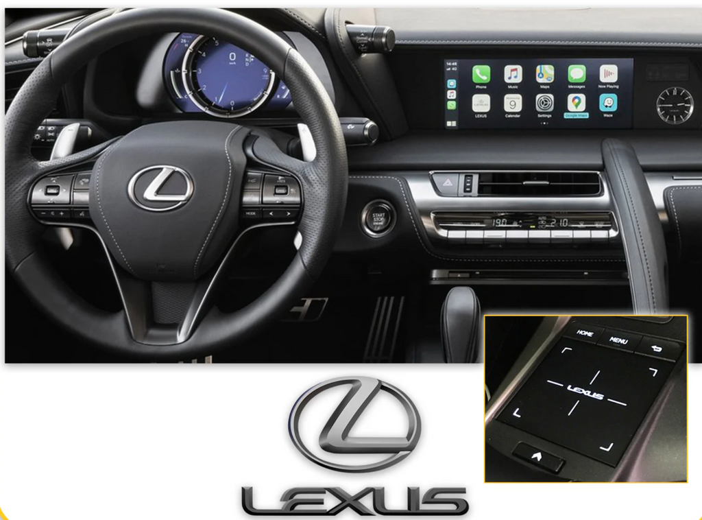 Lexus Models 7/8 Inch Screen 2014-2021 Wireless CarPlay/Android Auto Add on Interface