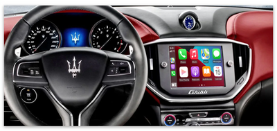 Maserati Quattroporte Ghibli 2014-2016 Wireless CarPlay/Android Auto Add on Interface