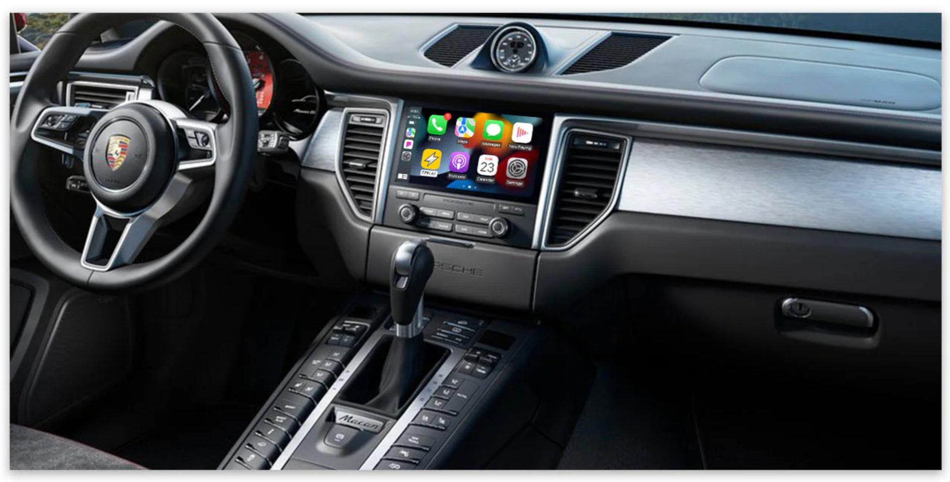 Porsche Models (W/ PCM4) Wireless CarPlay/Android Auto Add on Interface