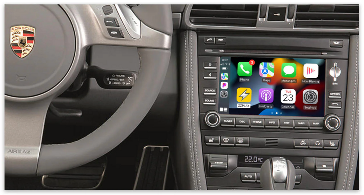 Porsche Models (W/ PCM3) Wireless CarPlay/Android Auto Add on Interface