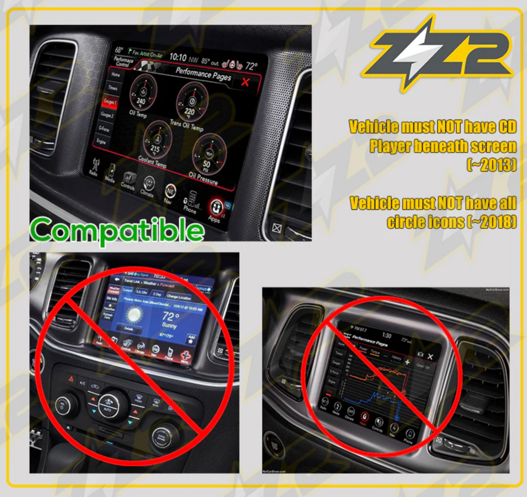 Jeep Cherokee Grand Cherokee Wireless CarPlay/Android Auto Add on Interface