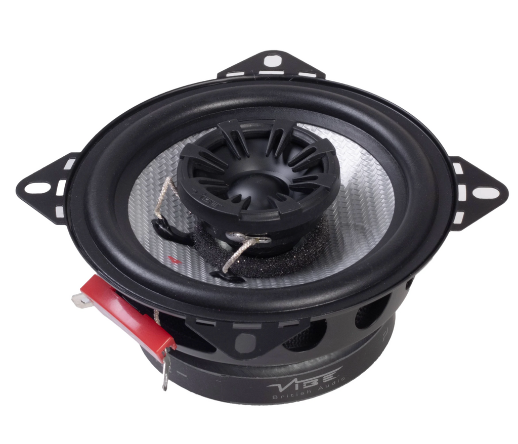 Vibe PULSE 4-V3 - 10cm 4" 2-Way Coaxial Car Speakers with Grills