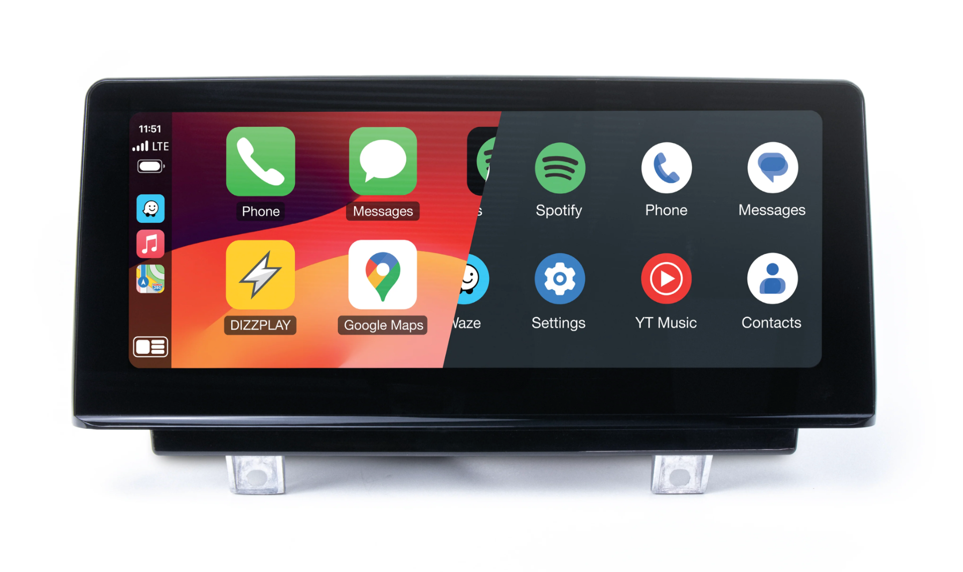 Wireless Carplay/Android Auto 10.25'' Replacment Screen for BMW 1 Series (E81/E82/E83/E87/E88) 2004-2008