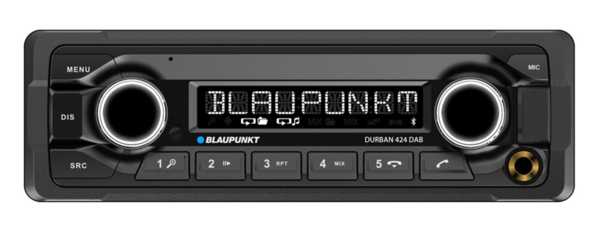 Blaupunkt Durban 424 DAB - 24V Retro Bluetooth DAB USB AUX Car Stereo