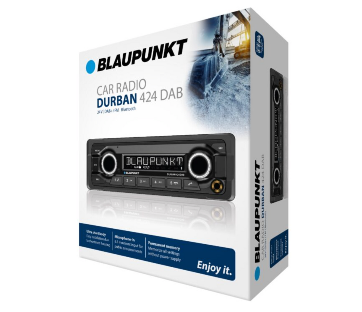 Blaupunkt Durban 424 DAB - 24V Retro Bluetooth DAB USB AUX Car Stereo