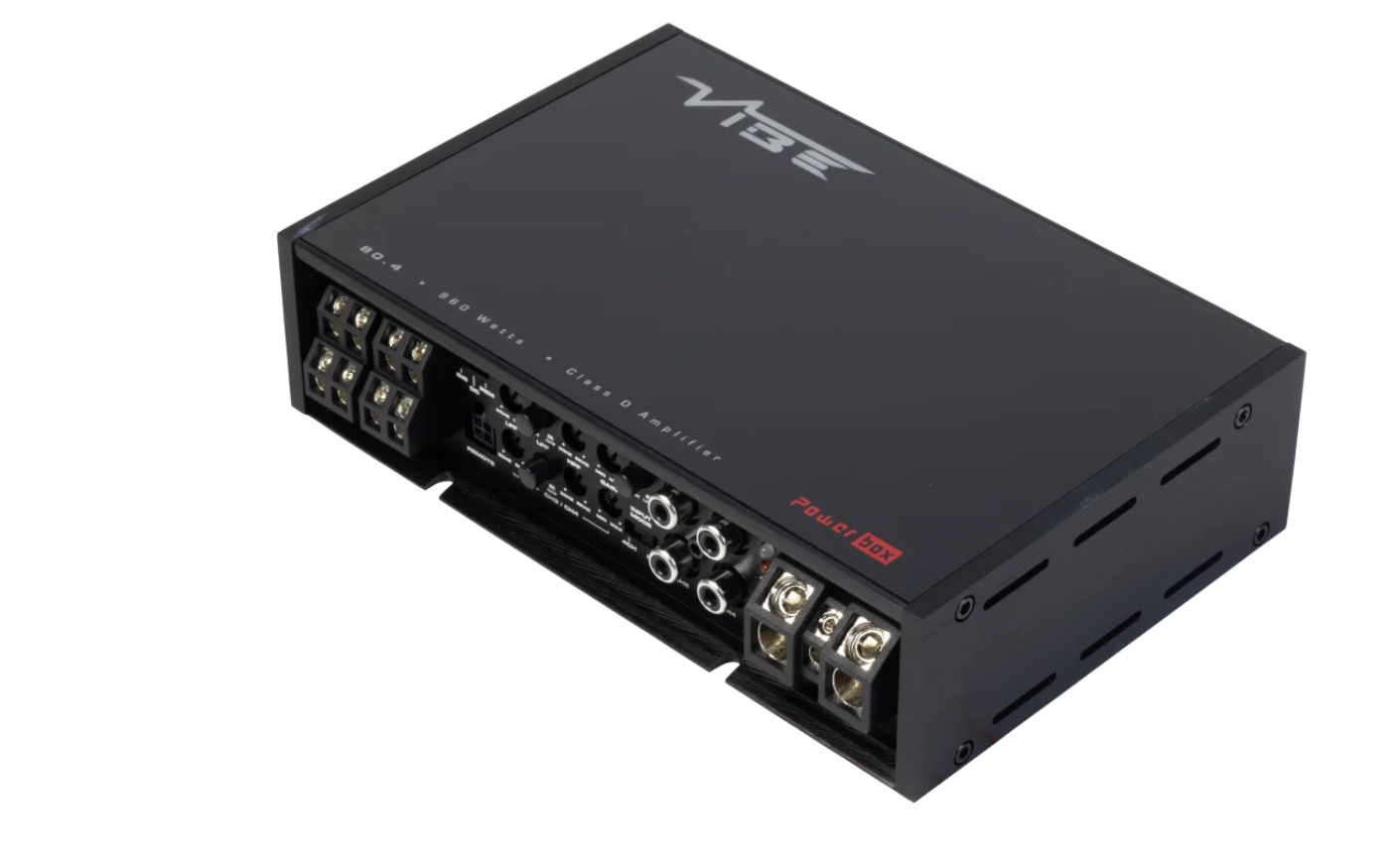 Vibe POWERBOX80.4-V5 - 4 Channel Amplifier Speaker Amp 960 Watts