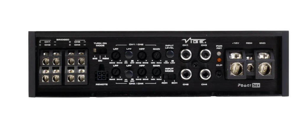 Vibe POWERBOX80.4-V5 - 4 Channel Amplifier Speaker Amp 960 Watts