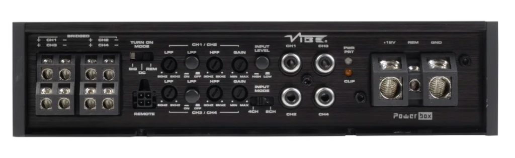 VIBE POWERBOX135.4-V5 - 4 Channel Stereo Amplifier 1680 Watts