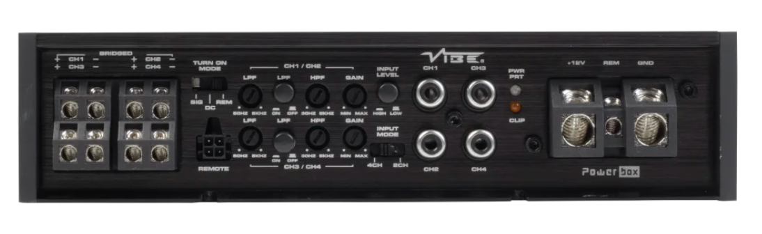 VIBE POWERBOX135.4-V5 - 4 Channel Stereo Amplifier 1680 Watts