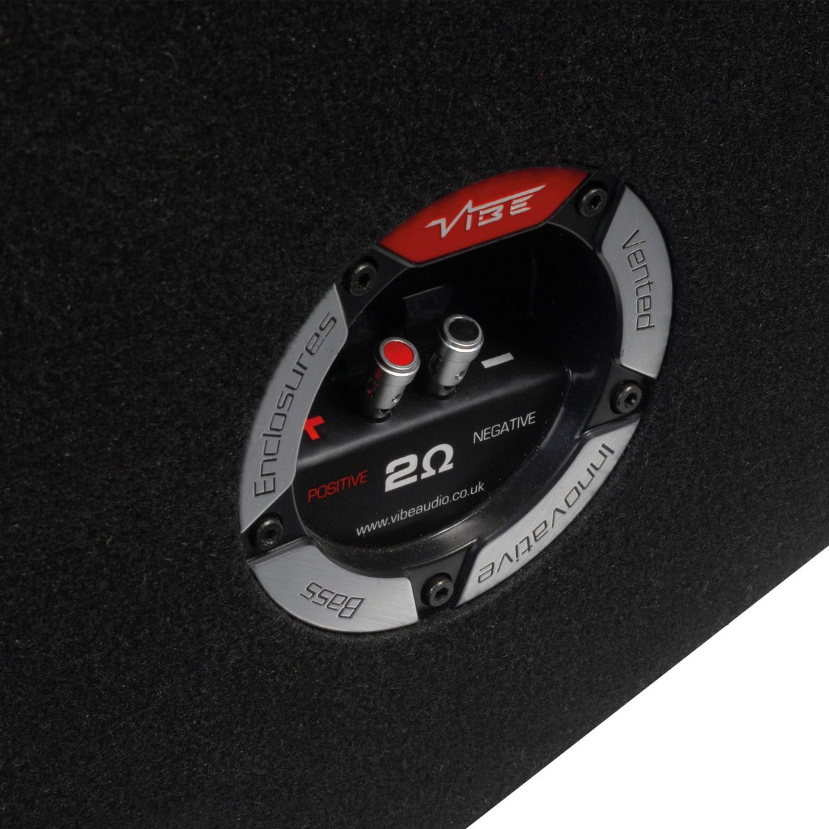 Vibe SLICKMIT12T-V3 12" Twin Passive Enclosure Subwoofer 3000W