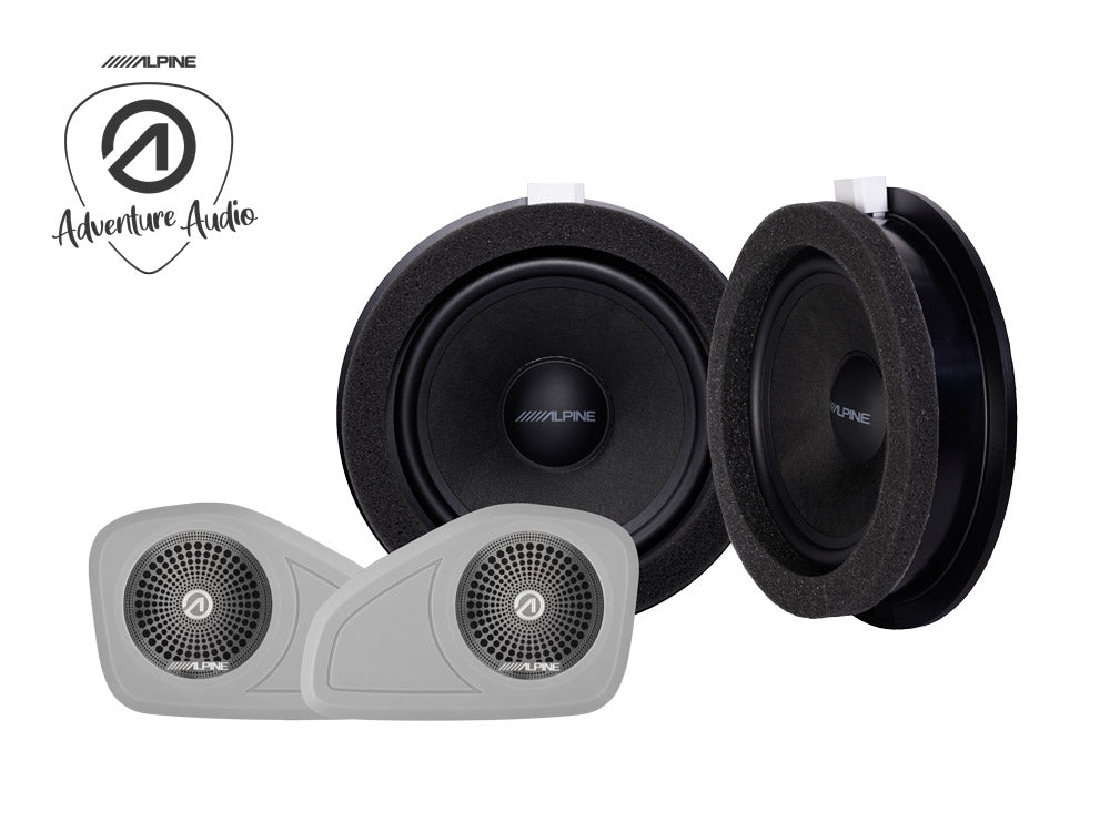 Alpine SPC-106TRA7 - FORD Transit Custom Replacement 6.5" Custom Fit Speakers 180W