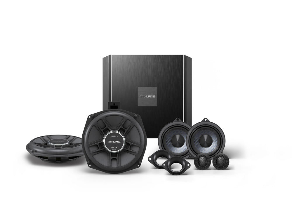 Alpine 3 Way Component Amplified System Package for BMW G-Series Models