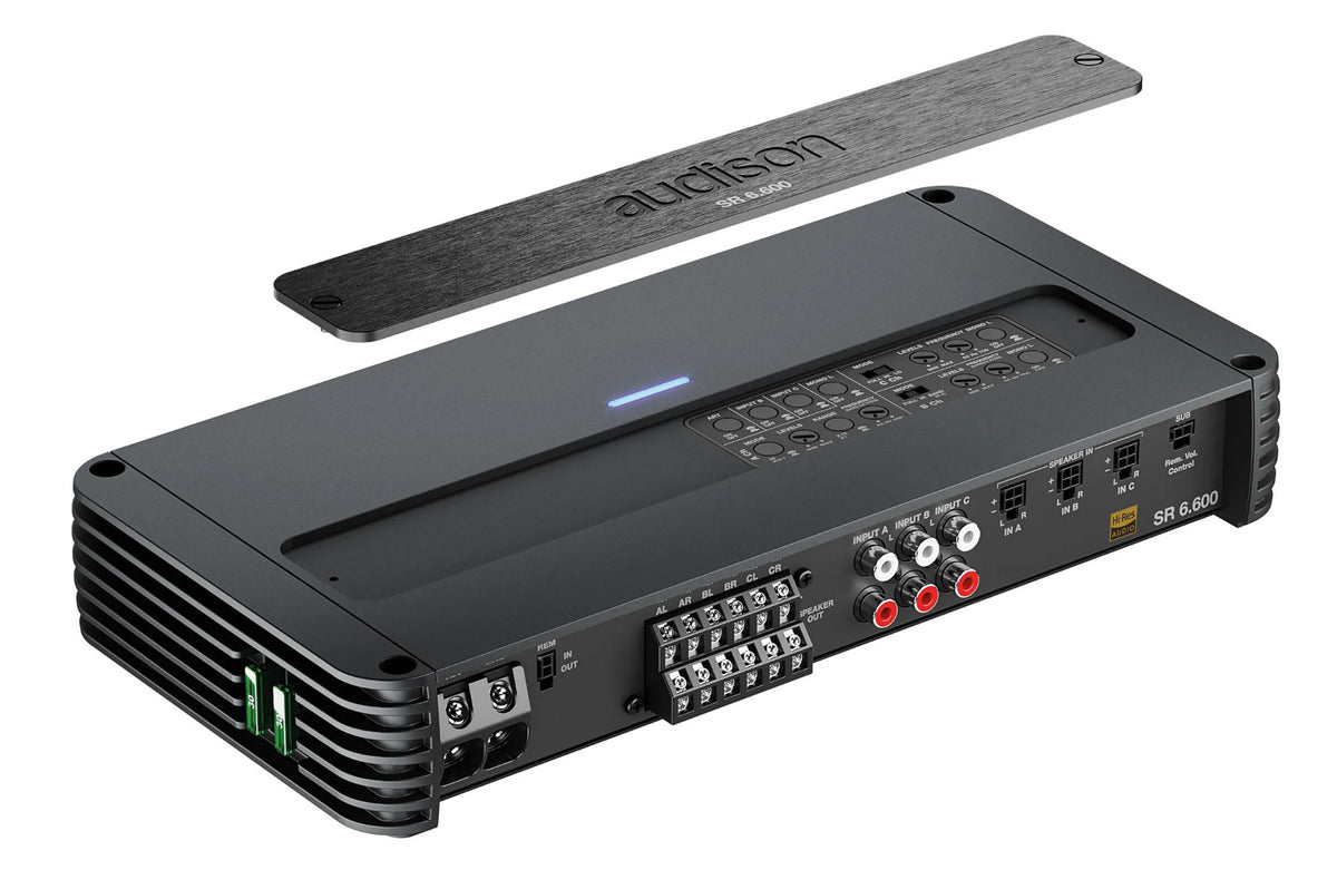 Audison SR 6.600 - 6 Channel Amplifier with Crossover