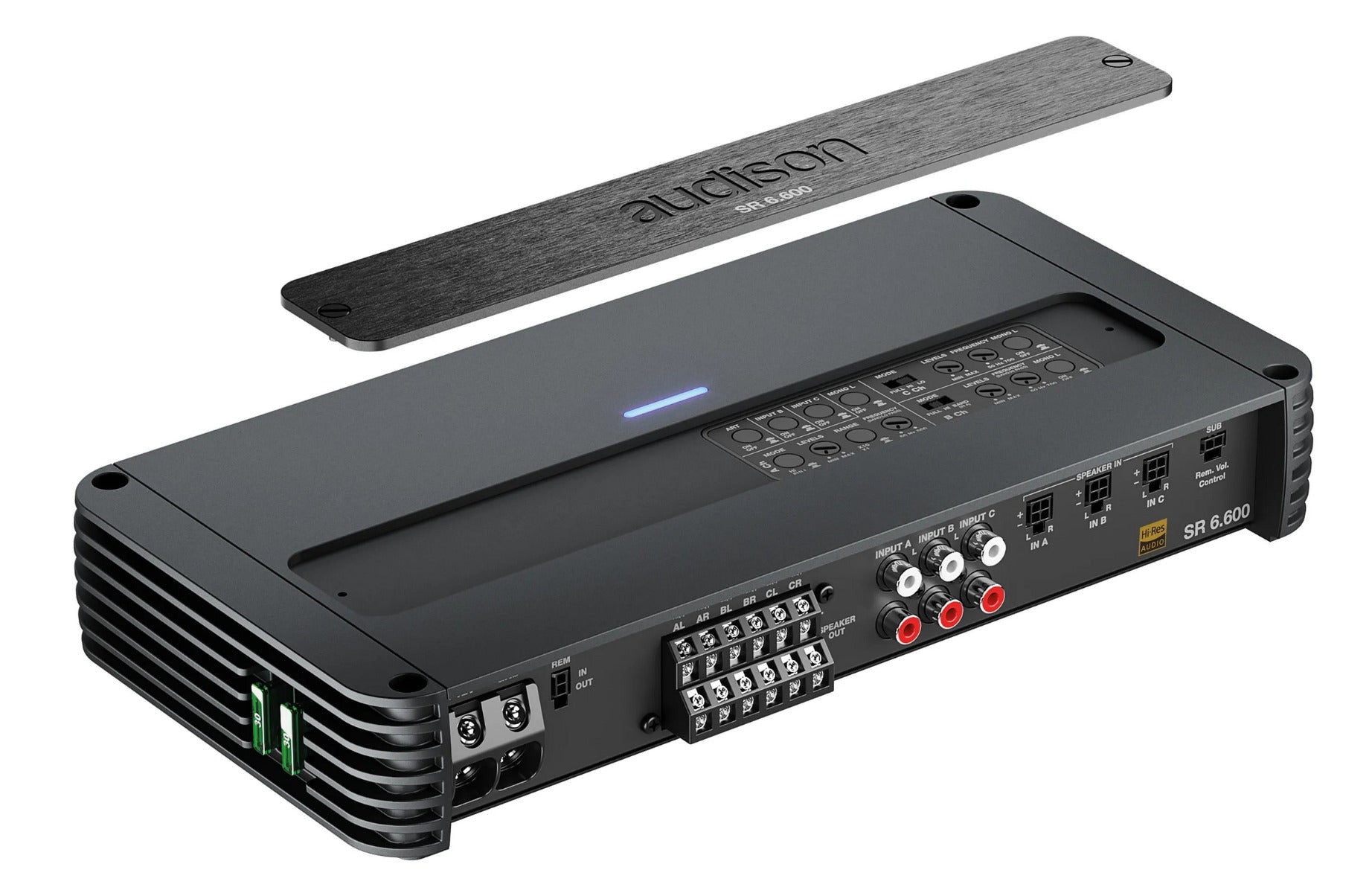 Audison SR 6.600 - 6 Channel Amplifier with Crossover