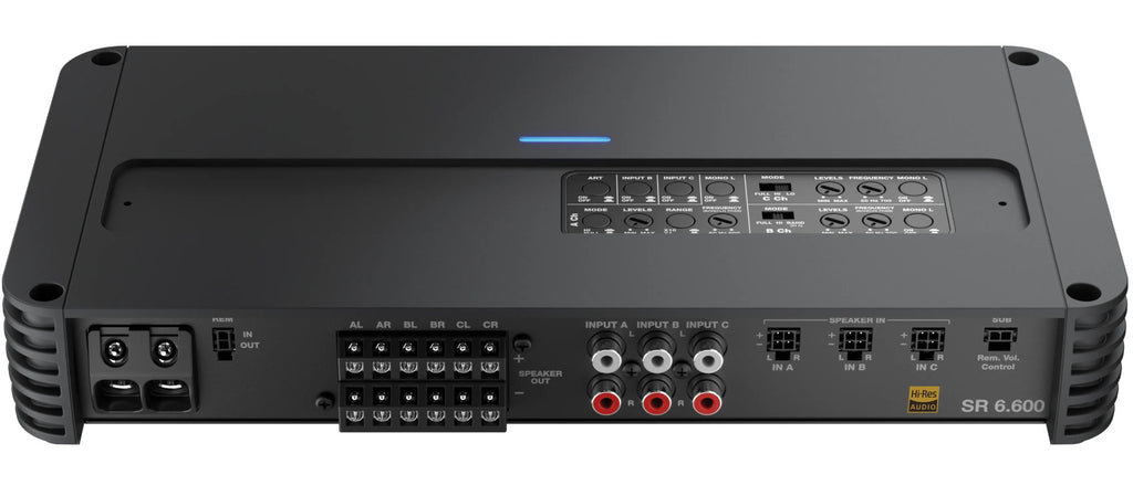 Audison SR 6.600 - 6 Channel Amplifier with Crossover