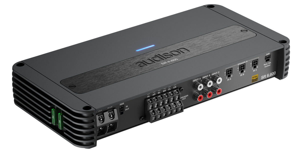 Audison SR 6.600 - 6 Channel Amplifier with Crossover