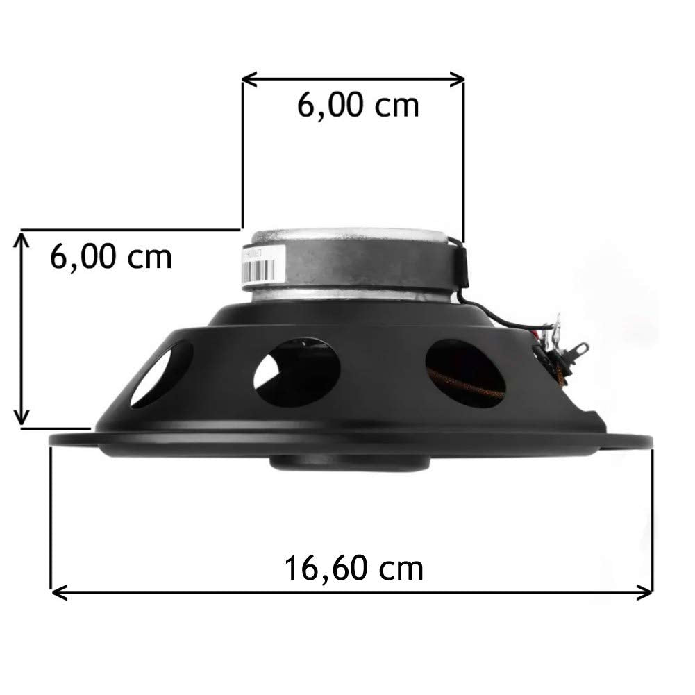 JBL Stage1 621F - 6.5" 2-Way Coaxial Car Speakers 350W - Without Grills