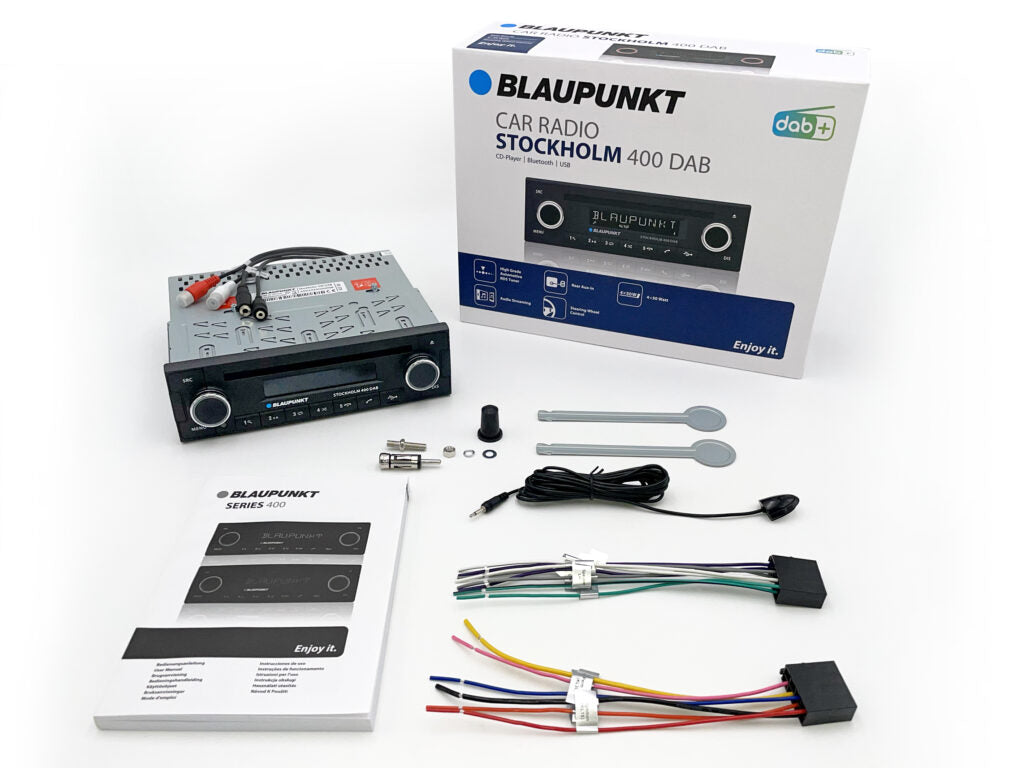 Blaupunkt Stockholm 400DAB - CD MP3 DAB Digital Radio Bluetooth USB Aux Car Stereo
