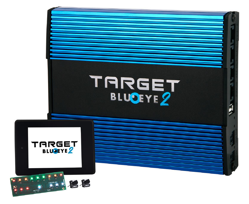 TARGET BLU EYE 2 - Emergency Vehicle & Tetra Radio Detecto / Early Warning - LED Mirror Kit