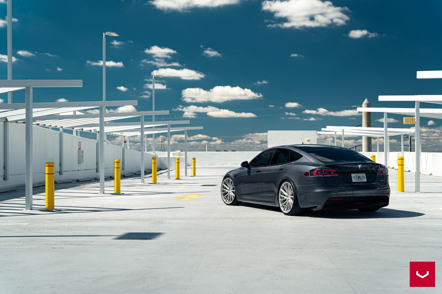 VOSSEN HYBRID FORGED SERIES HF-4T SILVER POLISHED