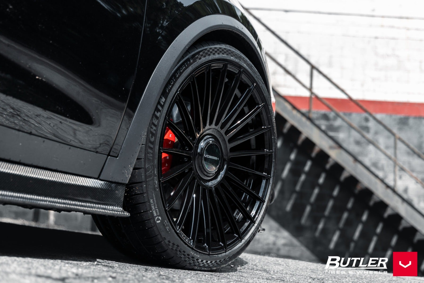 VOSSEN HYBRID FORGED SERIES HF-8 GLOSS BLACK