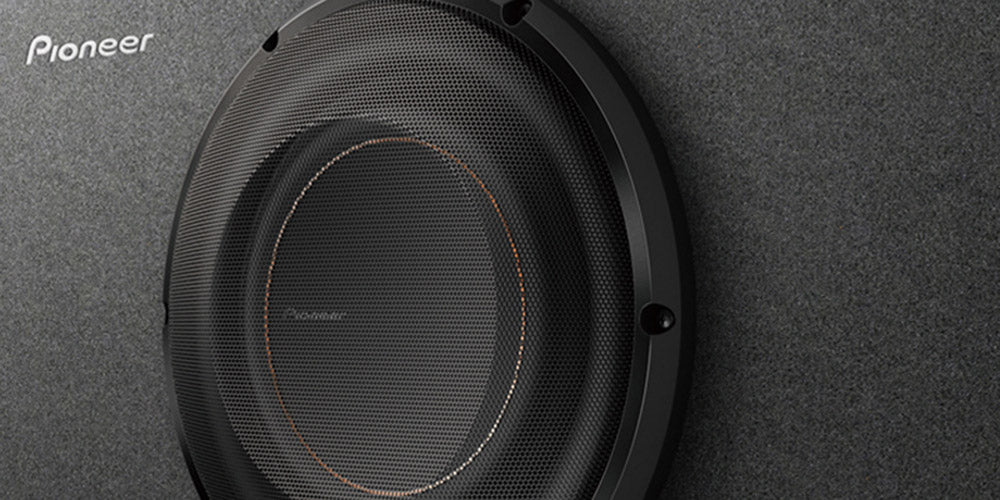 Pioneer TS-D10LB 10" D Series Shallow Mount Pre-Loaded Subwoofer 1300W