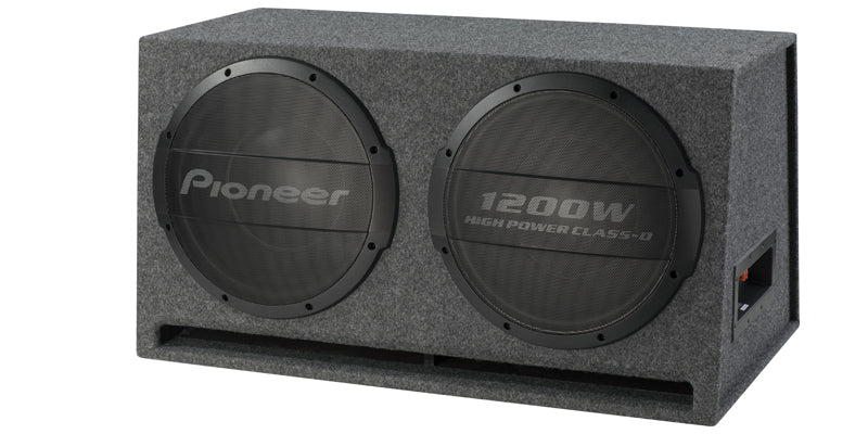 Pioneer TS-WX1220AH - Twin 12" Active Bass Reflex Bass Package 3000W