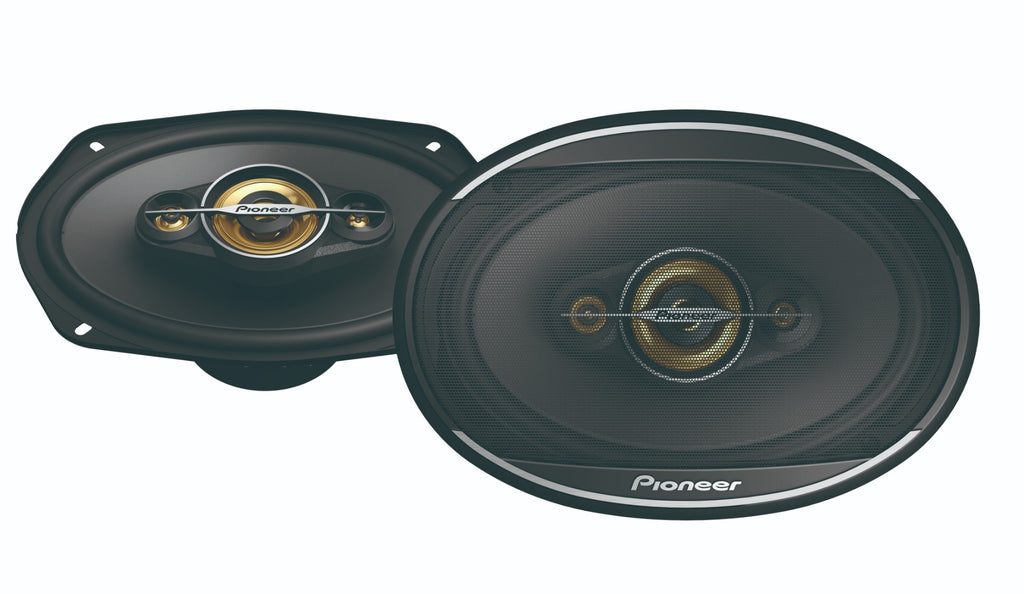 Pioneer TS-A6971F - 6"x9" 4-Way Coaxial Car Shelf Speakers 600W
