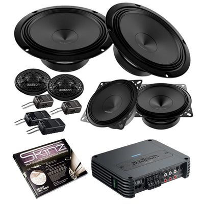 Audison Prima Amplified 3-Way Front Speakers Upgrade for Audi TT Mk2 Mk3