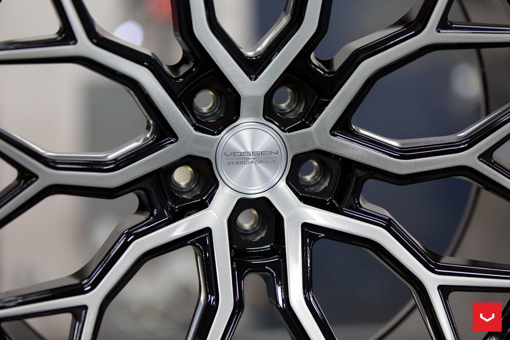 VOSSEN HYBRID FORGED SERIES HF-2 BRUSHED GLOSS BLACK