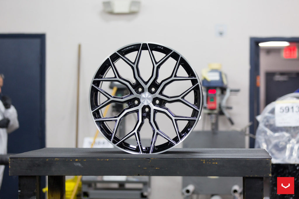 VOSSEN HYBRID FORGED SERIES HF-2 BRUSHED GLOSS BLACK