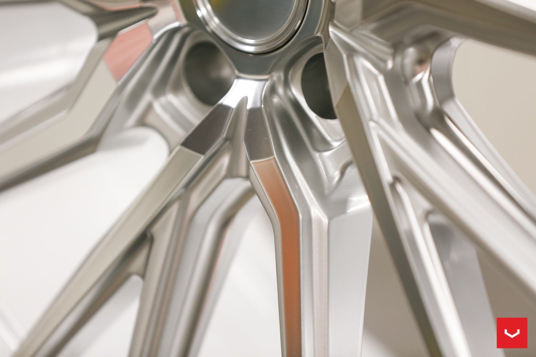 VOSSEN HYBRID FORGED SERIES HF-4T SILVER POLISHED
