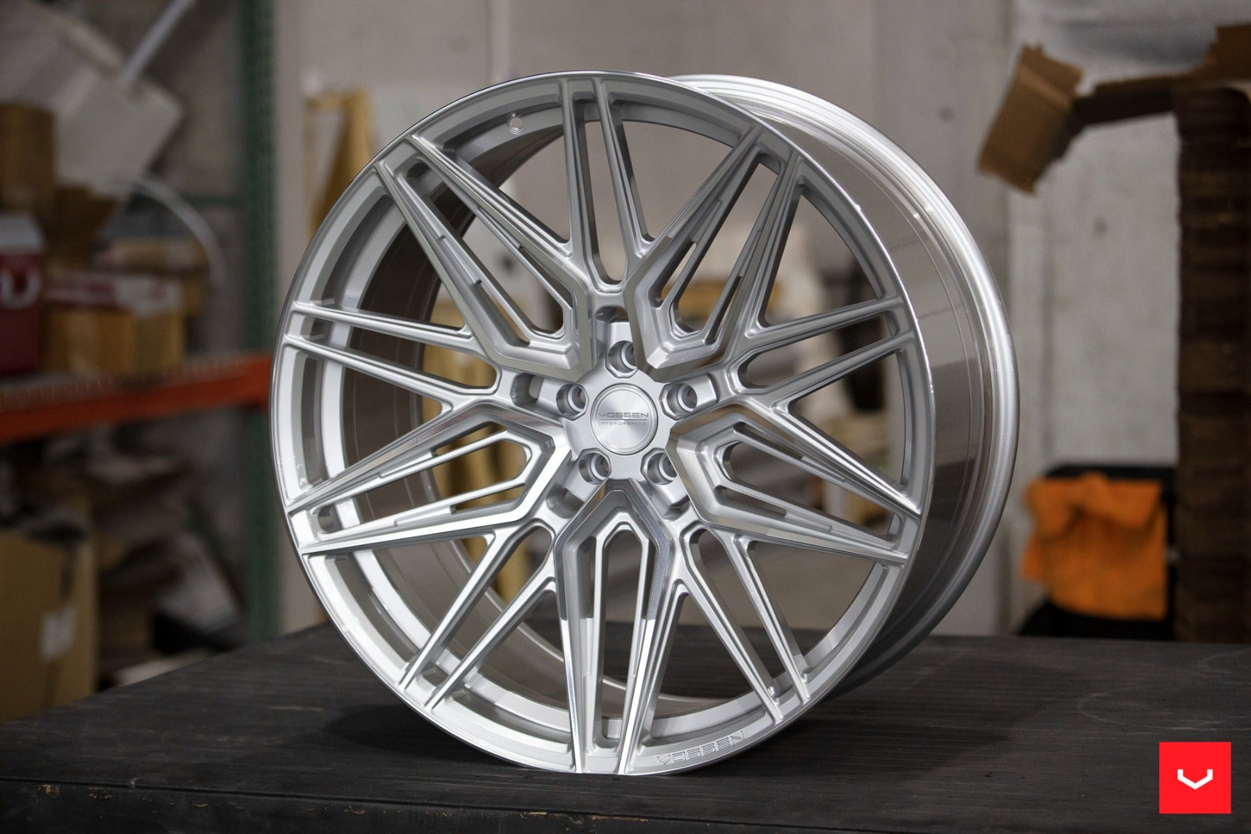 VOSSEN HYBRID FORGED SERIES HF-7 SILVER POLISHED