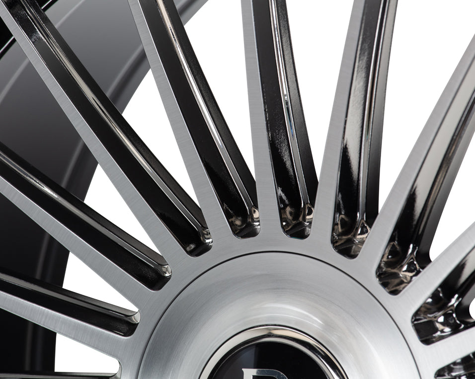VOSSEN HYBRID FORGED SERIES HF-8 BRUSHED GLOSS BLACK EMC