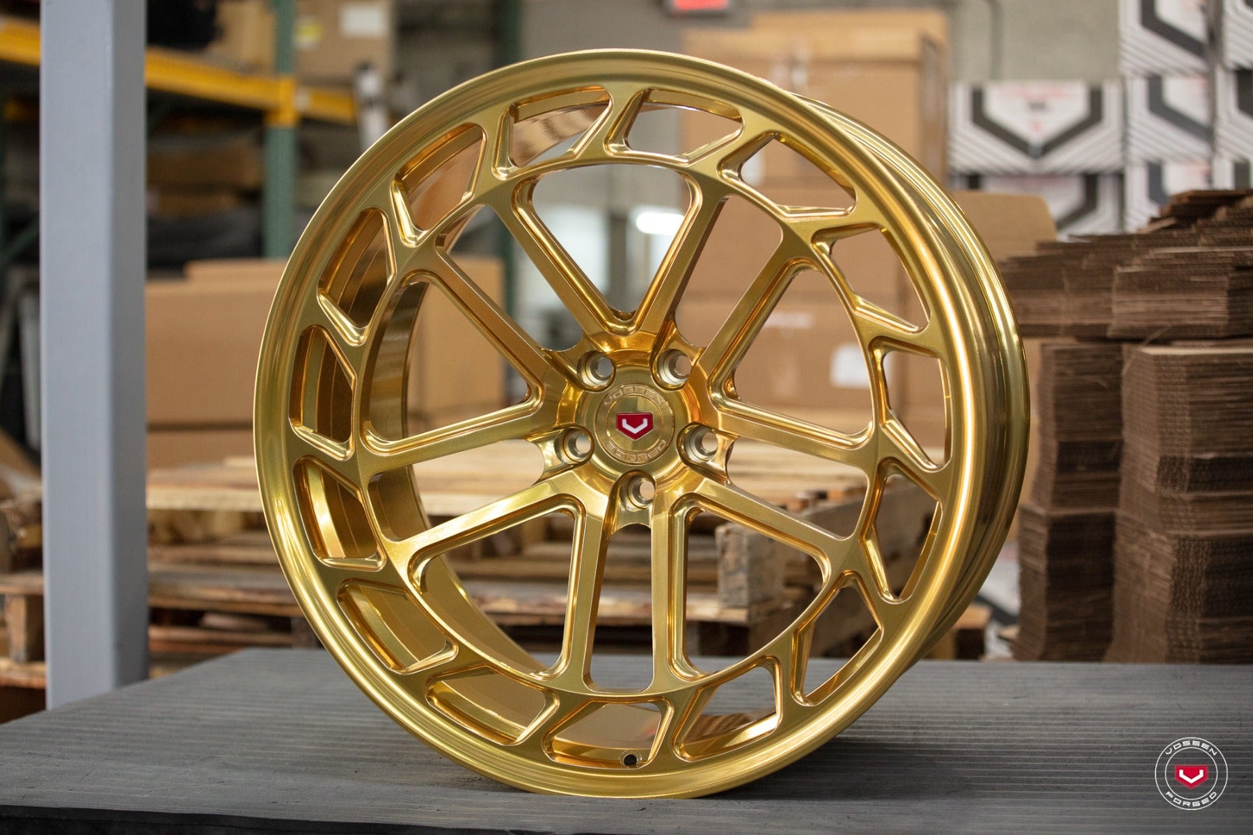 VOSSEN FORGED LC2-C1 MONOBLOCK SATIN GOLD