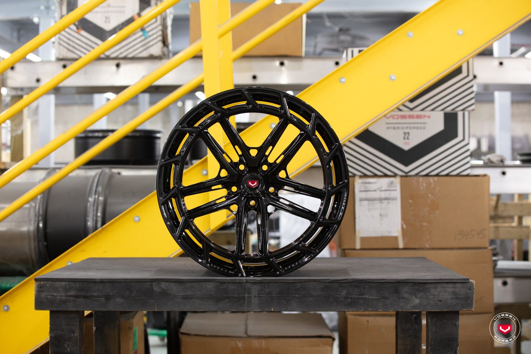 VOSSEN FORGED LC3-03T MONOBLACK SATIN BLACK