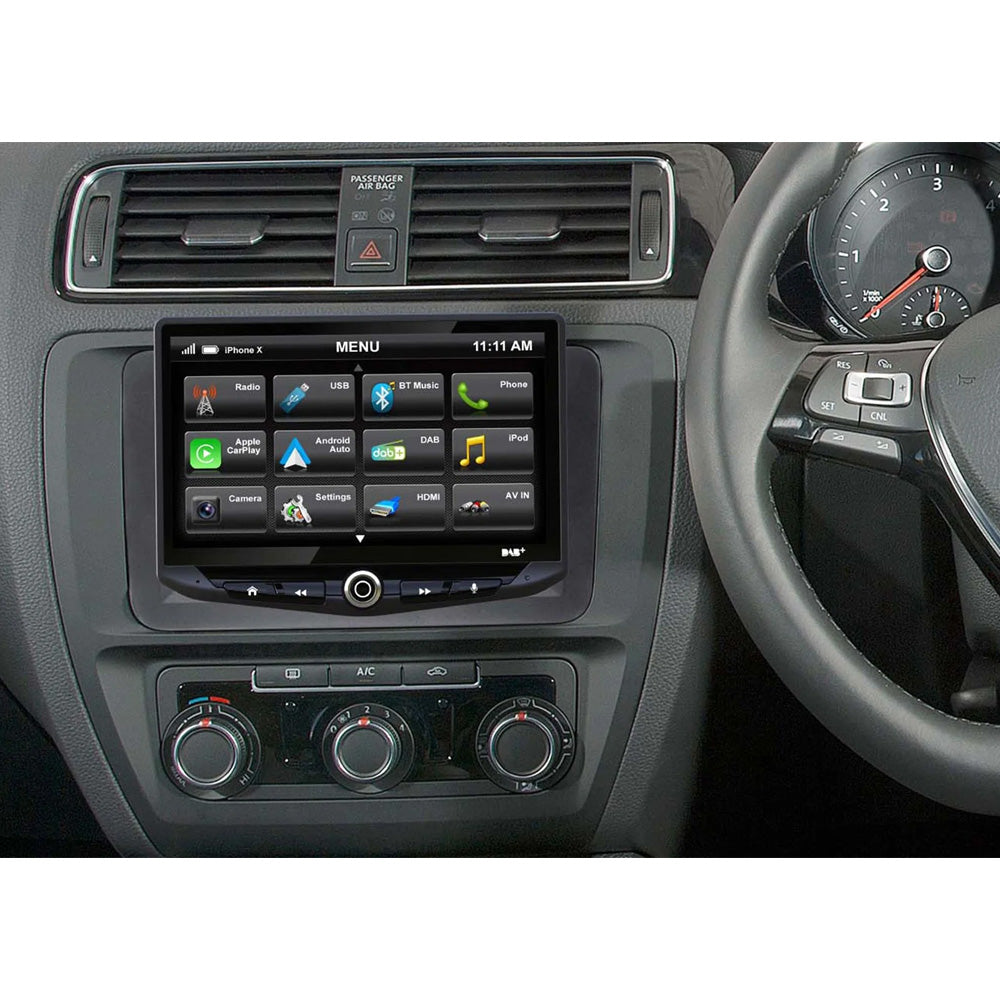 VW Transporter T6 CarPlay Android Auto 10" Touch Screen DAB Bluetooth Camper Heigh10 Stereo
