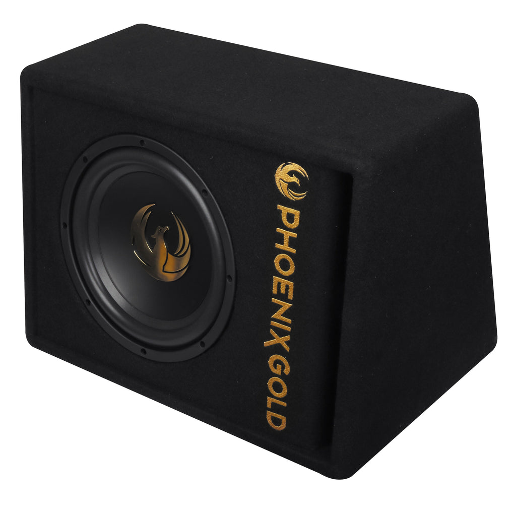 Phoenix Gold Z10AB - 10" Single Active Car Subwoofer 800W