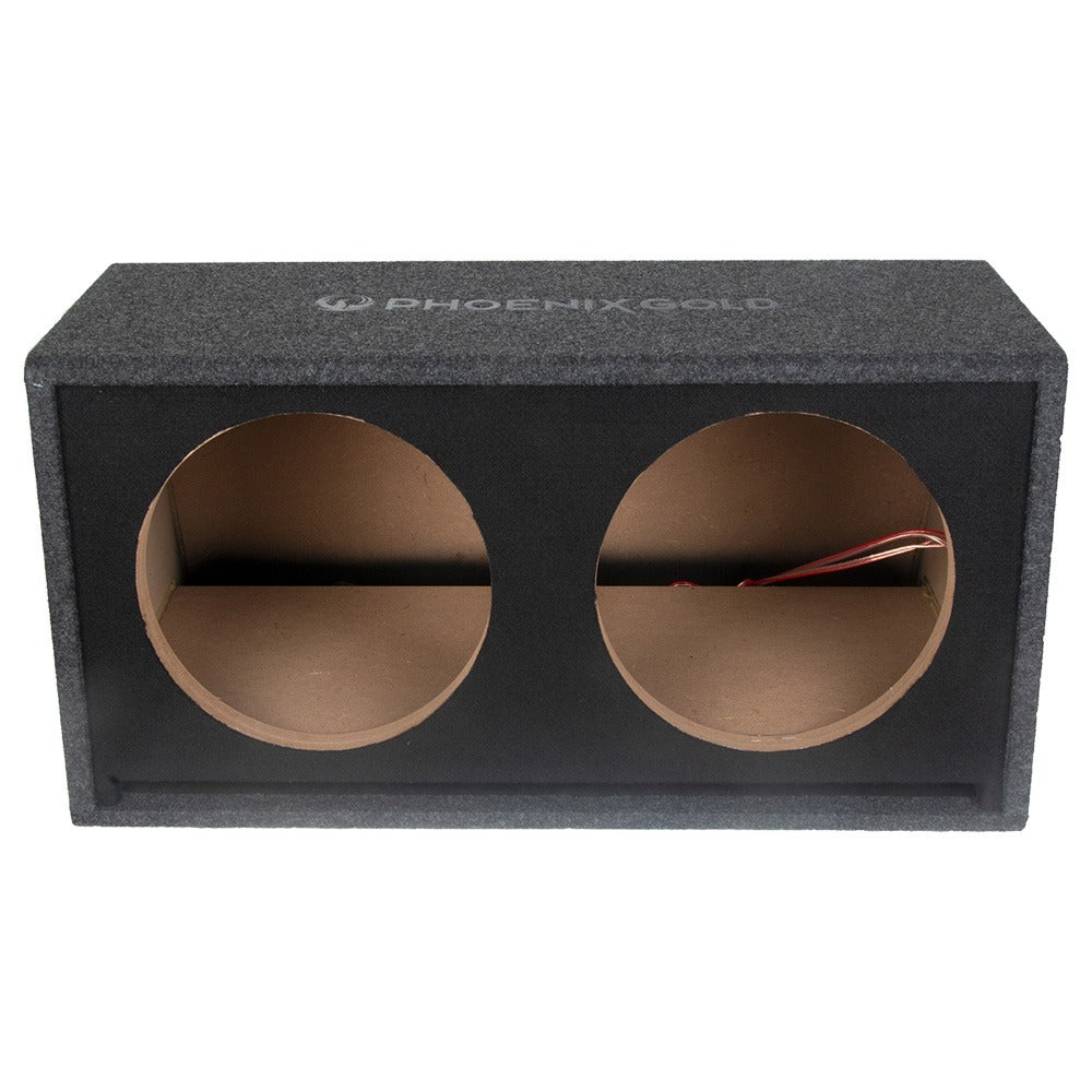 Phoenix Gold ZB212P Twin 12 Inch Ported Subwoofer Bass Box