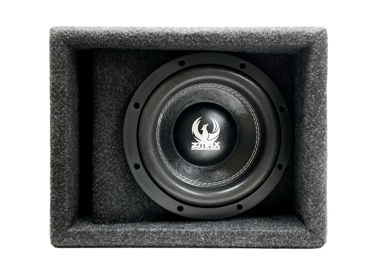 Phoenix Gold ZMAX18PB - 8" Subwoofer Box BASECASE High SPL Car Subwoofer
