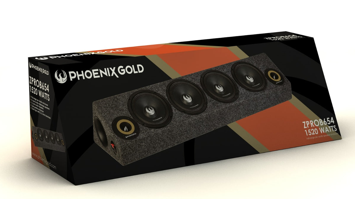 Phoenix Gold ZPROB654 - Premium Audio Speaker Box 1520W
