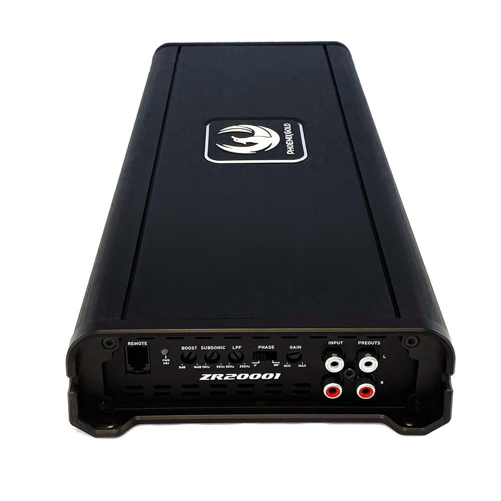 Pheonix Gold ZR20001 - Monoblock Class D Car Amplifier 2000 Watts