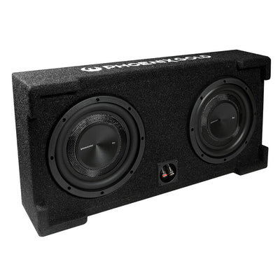 Phoenix Gold ZX28PBS Slim Passive Subwoofer Box 250W Max Power